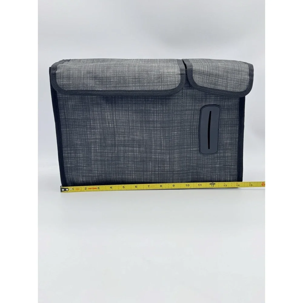 NEW Thirty One Pack N Pull Caddy Black Cross Pop Car Tissue Toy Organizer